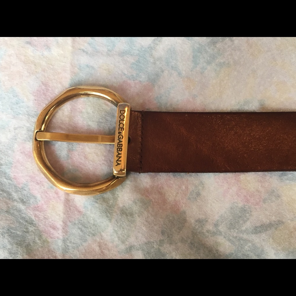 Dolce & Gabbana brown Leather Belt - Picture 5 of 7